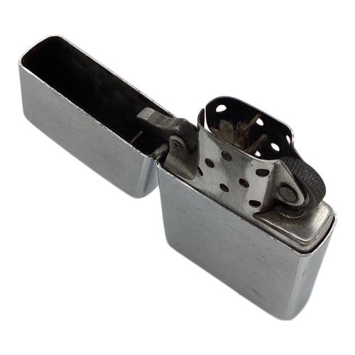 ZIPPO 当時物 ケース付 フリント欠品  ブラッシュ・クローム 1980年