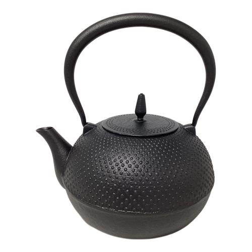 南部鉄器 (ナンブテッキ) 南部鉄瓶 梔子あられ文様 1.2L IH・ガス火両対応 1.2L 梔子シリーズ・arare