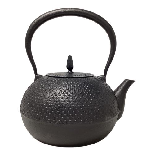 南部鉄器 (ナンブテッキ) 南部鉄瓶 梔子あられ文様 1.2L IH・ガス火両対応 1.2L 梔子シリーズ・arare