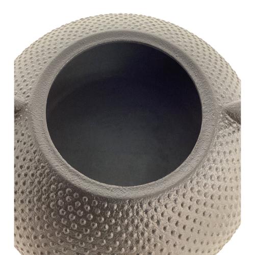 南部鉄器 (ナンブテッキ) 南部鉄瓶 梔子あられ文様 1.2L IH・ガス火両対応 1.2L 梔子シリーズ・arare