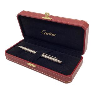 Cartier (カルティエ) ボールペン ST150185 Platinum Finish C Due