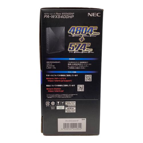 NEC (エヌイーシー) Aterm Wi-Fi 6対応無線LANルーター PA-WX5400HP