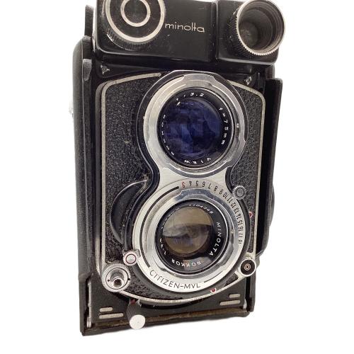 月末まで値下げ　昭和レトロ　オリンパス・ミノルタカメラ機材・部品・ジャンク品 MINOLTA (ミノルタ) AUTOCORDⅢ CDS二眼レフカメラ｜トレファクONLINE