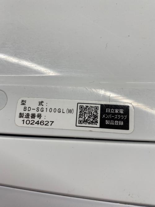 HITACHI (ヒタチ) ドラム式洗濯乾燥機 BD-SG100GL 2021年製
