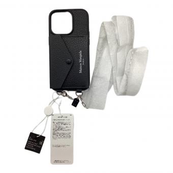 Maison Margiela (メゾンマルジェラ) スマートフォンケース SA1VZ0023 iPhone 14 Pro ブラック