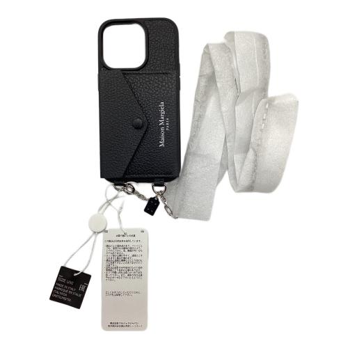 Maison Margiela (メゾンマルジェラ) スマートフォンケース SA1VZ0023 iPhone 14 Pro ブラック