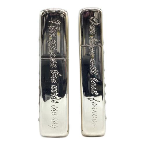 ZIPPO (ジッポ) ZIPPO スワロフスキーペア 2005年製 ケース付