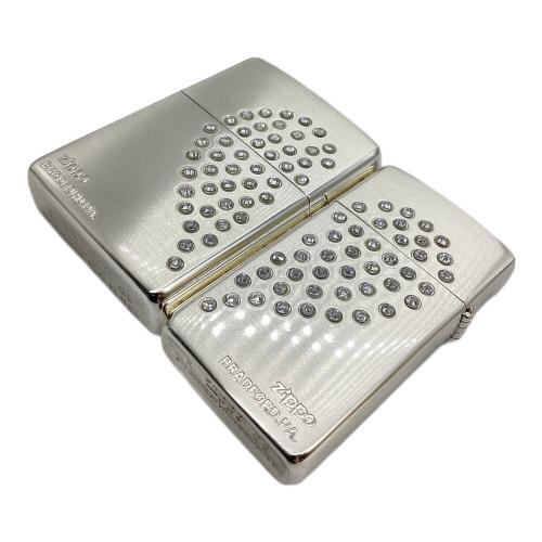 ZIPPO (ジッポ) ZIPPO スワロフスキーペア 2005年製 ケース付