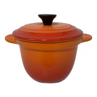 LE CREUSET (ルクルーゼ) ココット・エブリィ18 オレンジ