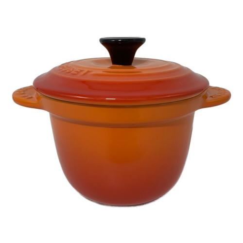 LE CREUSET (ルクルーゼ) ココット・エブリィ18 オレンジ