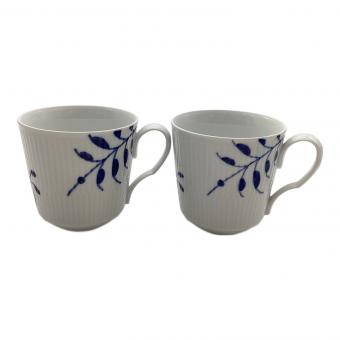 ROYAL COPENHAGEN (ロイヤル・コペンハーゲン) ペアマグカップ ブラックフルーテッド・メガ