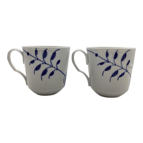 ROYAL COPENHAGEN (ロイヤル・コペンハーゲン) ペアマグカップ ブラックフルーテッド・メガ