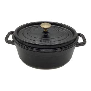 Staub (ストウブ) 23㎝両手鍋  ピコ・ココット オーバル ブラック