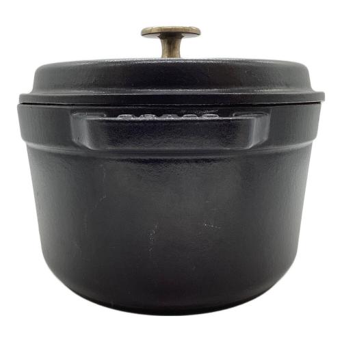 Staub (ストウブ) 23㎝両手鍋  ピコ・ココット オーバル ブラック
