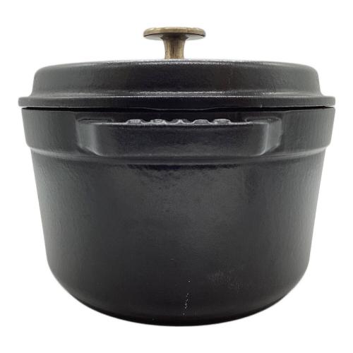 Staub (ストウブ) 23㎝両手鍋  ピコ・ココット オーバル ブラック