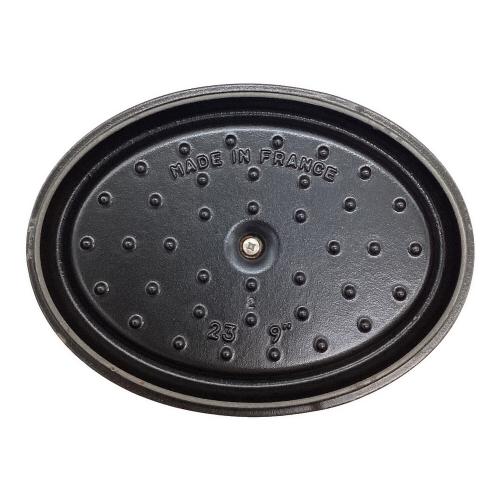 Staub (ストウブ) 23㎝両手鍋  ピコ・ココット オーバル ブラック