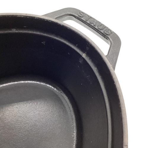 Staub (ストウブ) 23㎝両手鍋  ピコ・ココット オーバル ブラック