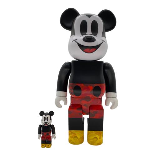 BEAR BRICK (ベアブリック) BAPE(R) MICKEY MOUSE100％&400％ @