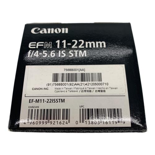 CANON (キャノン) ズームレンズ EF-M 11-22mm　F4-5.6 IS STM