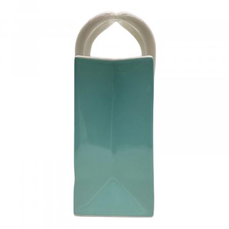 でぃちゃん　Tiffany & Co. バッグ型花瓶　美品　未使用 TIFFANY & Co. (ティファニー アンド コー) ショッパー型花瓶