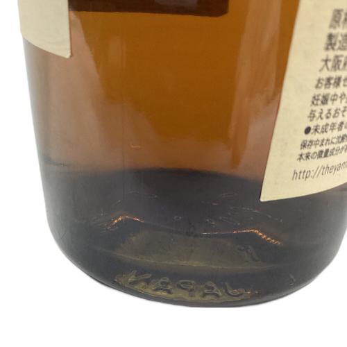 サントリー 山崎 ジャパニーズウィスキー ラベルハガレ・ボトル部分キズ有 700ml