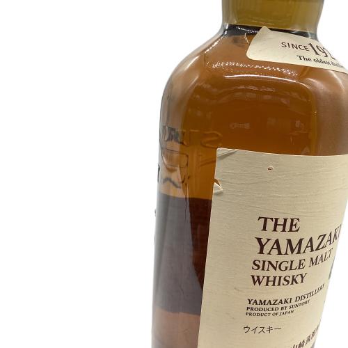 サントリー 山崎 ジャパニーズウィスキー ラベルハガレ・ボトル部分キズ有 700ml