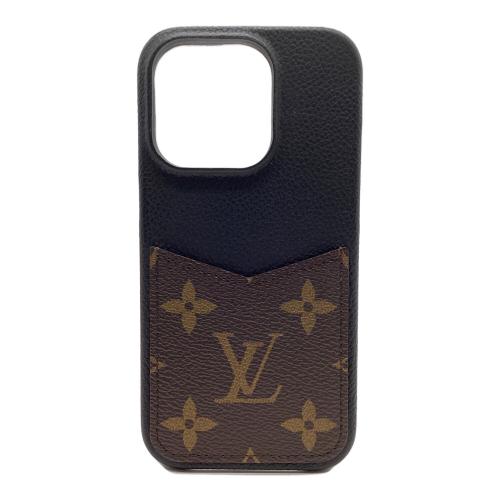 LOUIS VUITTON (ルイ ヴィトン) スマホケース iPhon15 pro M82887 角欠け・ハガレ有