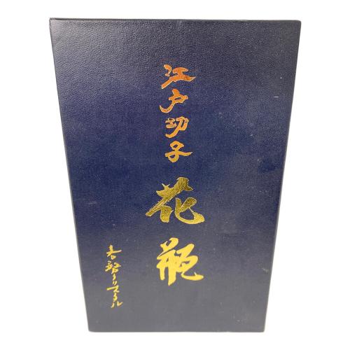 KAGAMI CRYSTAL (カガミクリスタル) 江戸切子花瓶 笹っ葉に八角籠目紋