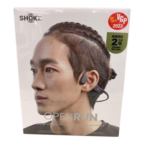 SHOKZ (ショックス) ワイヤレス骨伝導イヤホン OPEN RUN S803 未使用品