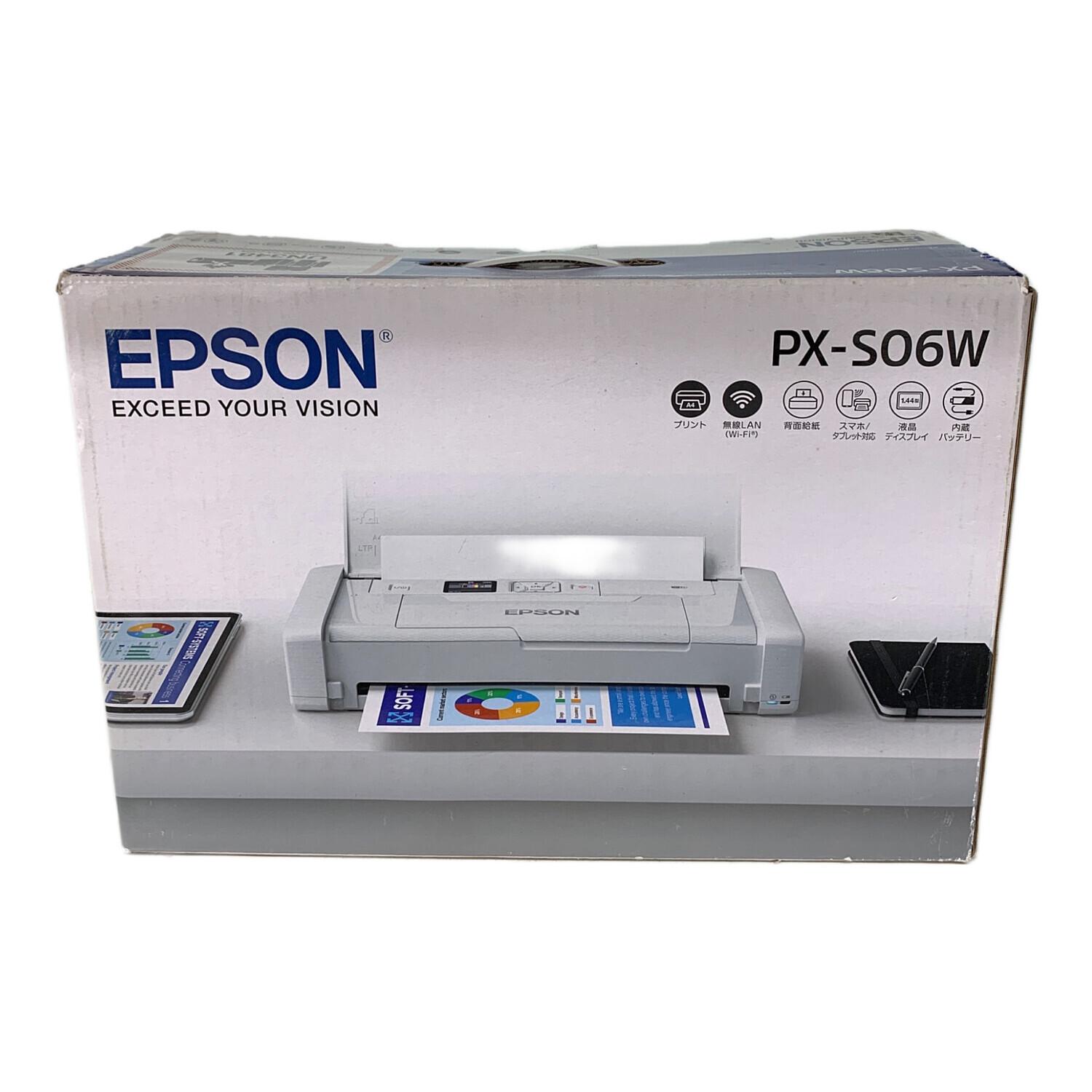 EPSON (エプソン) モバイルインクジェットプリンタ PX-S06W 未使用品 