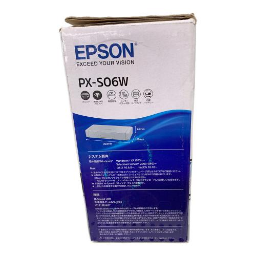 EPSON (エプソン) モバイルインクジェットプリンタ PX-S06W 未使用品
