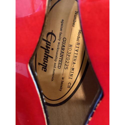 EPIPHONE (エピフォン) セミアコ エレキギター RIVIERA 2003年製 韓国製