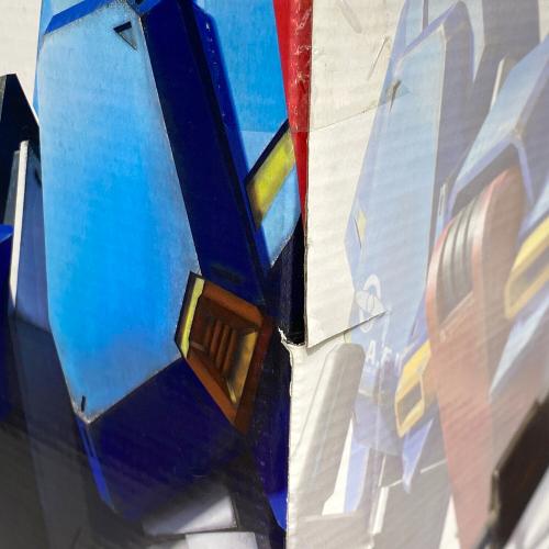 BANDAI (バンダイ) ジャンボグレード 1/35 Zガンダム フィギュア 外箱テープ跡・ヨゴレ有