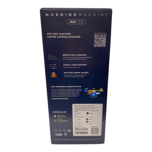 morning (モーニング) The Morning Machine カプセル式メーカー MM730 ホワイト 未使用品