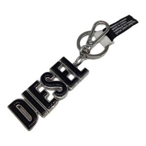 DIESEL (ディーゼル) 3Dキーリング ブラック×レッド
