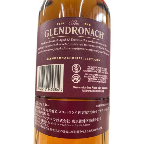 GLENDRONACH ウィスキー 12年 700ml