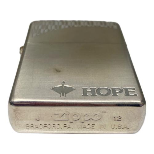 ZIPPO (ジッポ) オイルライター 2012年製 HOPE 木箱付