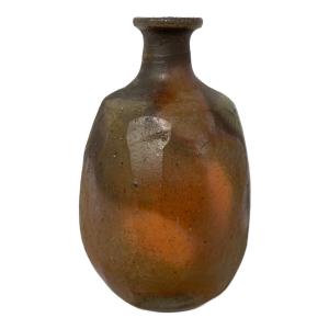 備前焼 (ビゼンヤキ) 徳利 木村素静作