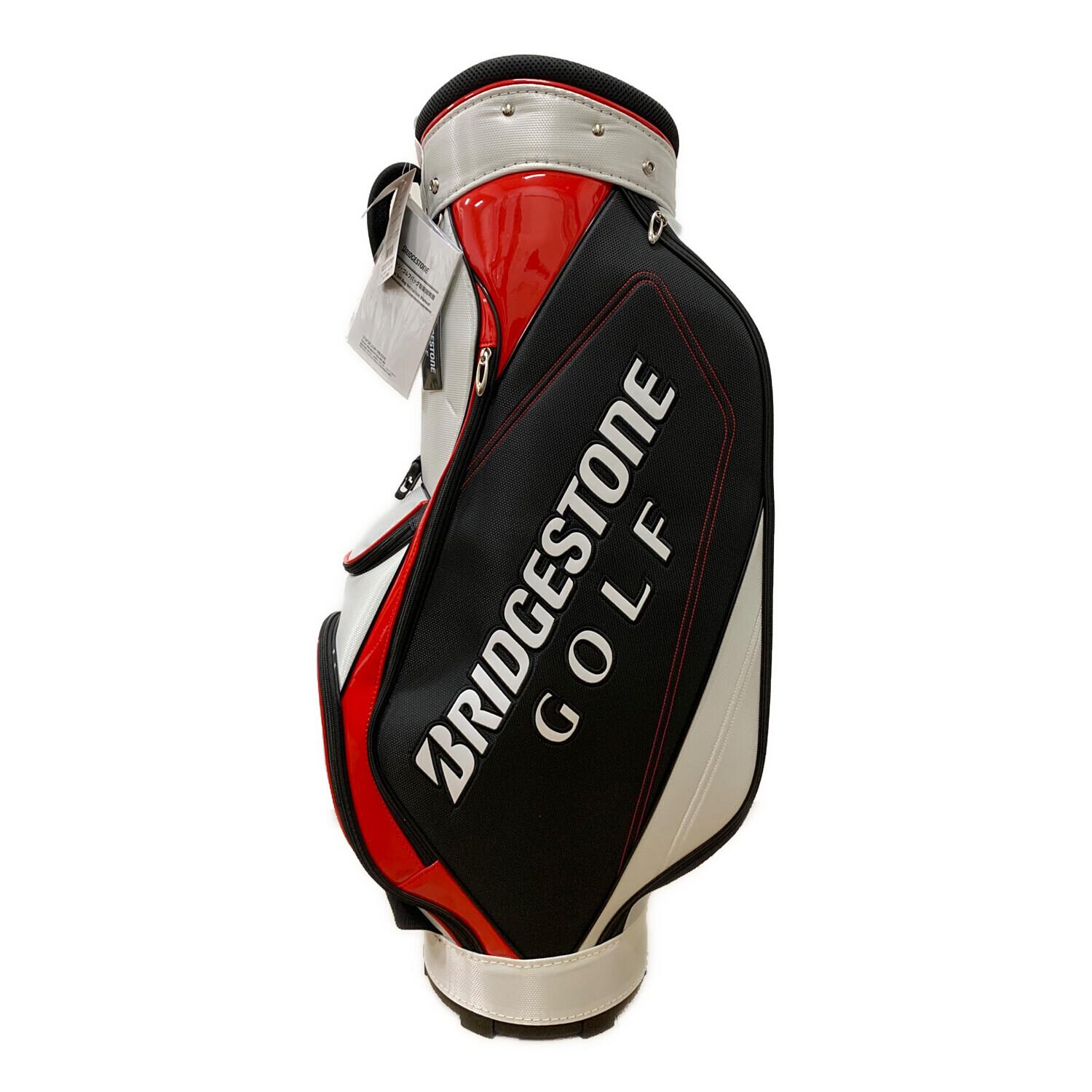 BRIDGESTONE (ブリヂストン) キャディバッグ CBG21Y ホワイト×レッド
