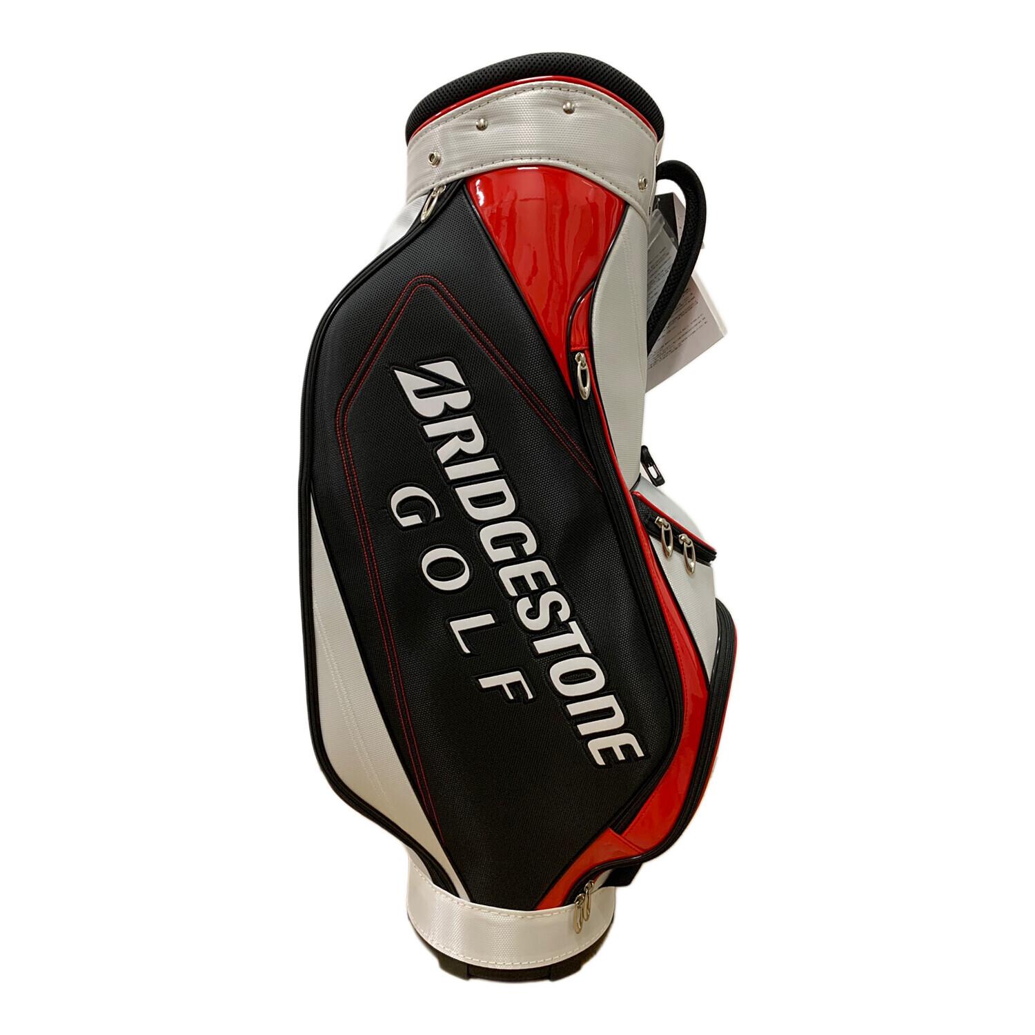 BRIDGESTONE (ブリヂストン) キャディバッグ CBG21Y ホワイト×レッド
