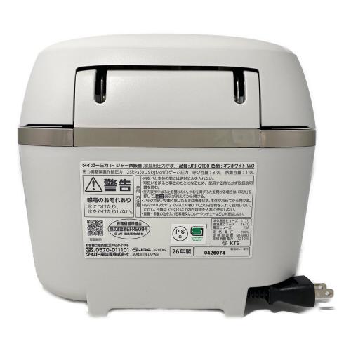 Tiger (タイガー) IH炊飯ジャー JRI-G100 5.5合(1.0L)