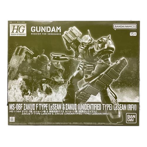 BANDAI (バンダイ) ザクIIF型 ルショーン機＆無識別型ザクII ルショーン機 ガンプラ HG 1/144