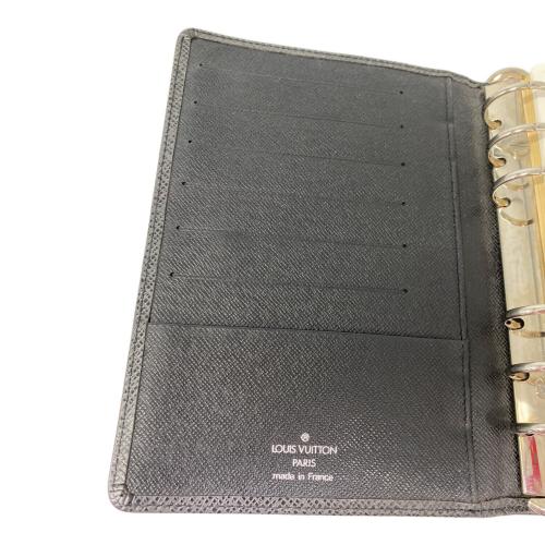 LOUIS VUITTON (ルイ ヴィトン) アジェンダPM 手帳カバー R20426 ブラック タイガ