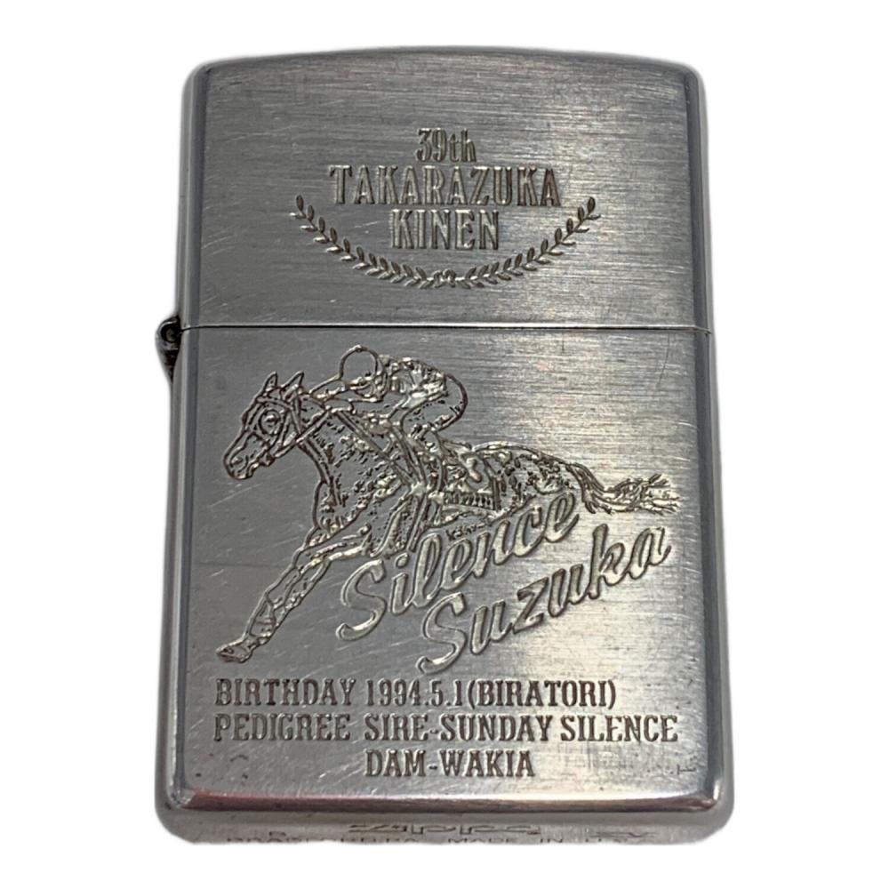 タイムセール超メルカリ市サイレンススズカ 稀代の逃走 第39回宝塚記念ZIPPO ZIPPO (ジッポ) オイルライター 1999年製 サイレンススズカ 第39回宝塚