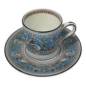 Wedgwood (ウェッジウッド) デミタスカップ&ソーサー フロレンティーン・ターコイズ
