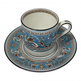 Wedgwood (ウェッジウッド) デミタスカップ&ソーサー フロレンティーン・ターコイズ