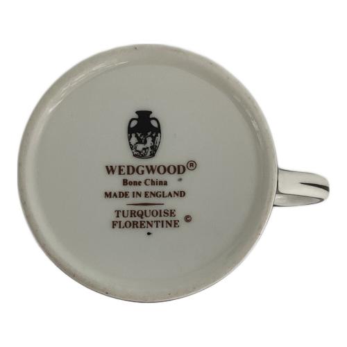 Wedgwood (ウェッジウッド) デミタスカップ&ソーサー フロレンティーン・ターコイズ