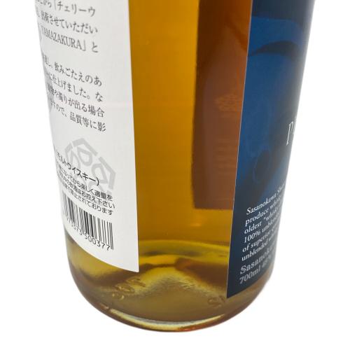 笹の川酒造 ピュアモルト ヤマザクラ ウィスキー 700ml