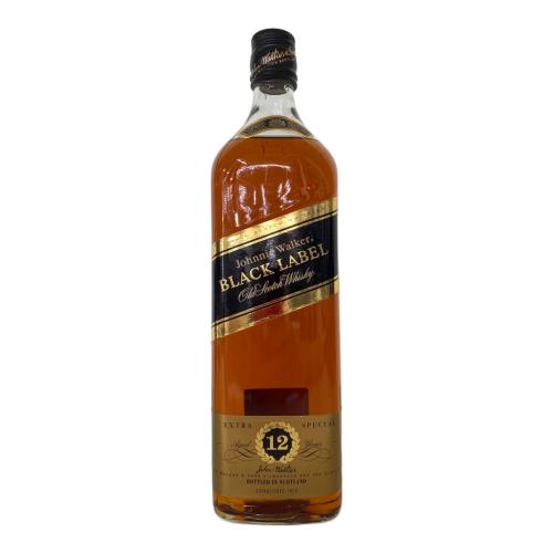 ジョニーウォーカーブラックレーベル ウィスキー 12年 1000ml