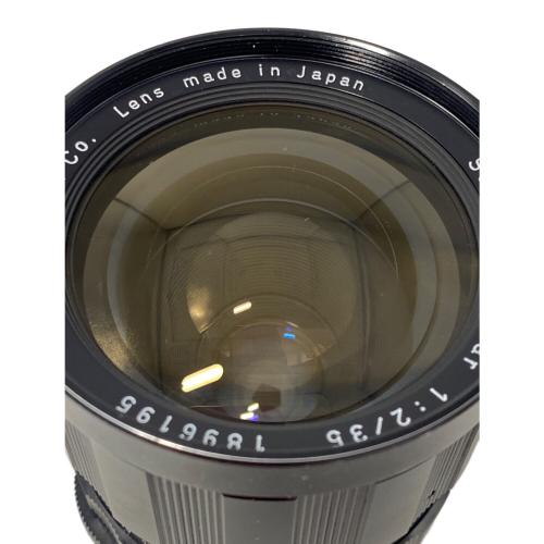 TAKUMAR 単焦点レンズ SUPER-TAKUMAR 1:2/35 内部ヨゴレ有 ①